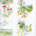 Counter Roll Gift Wrap Swedish Province Flowers 